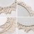 INS Nordic Mirror Handmade Tapestry Cosmetic Mirror Bedside Bedroom B & B Entrance Wall Hanging Cotton String Woven Mirror