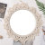 INS Nordic Mirror Handmade Tapestry Cosmetic Mirror Bedside Bedroom B & B Entrance Wall Hanging Cotton String Woven Mirror