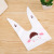 Cute Long Ears Bunny Packing Bag Biscuit Bag Nougat Bag Dessert Candy Packaging 50 Pack