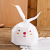Long Ears Bunny Nougat Packaging Bag Candy Paper Packaging Box Cookie Cookie Bag Baking Snack Bag 30 PCs