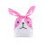 New Environmentally Friendly Baking Bag 12.5*22 Long Ears Rabbit Candy Bag Candied Snack Biscuit Storage Bag
