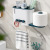 Punch-Free Chopsticks Holder Kitchen Wall-Mounted Tableware Drainer Toilet Bathroom Roll Holder Towel Storage Rack