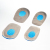 New Heel Pad Heel Cup Gel Insole Pu Insole with Cloth Silicone Insole Increase