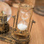 Creative Tower Hourglass Flashing Light Tower Crystal Ball Student Gift Retro Furnishings Table Decoration Resin Decorations