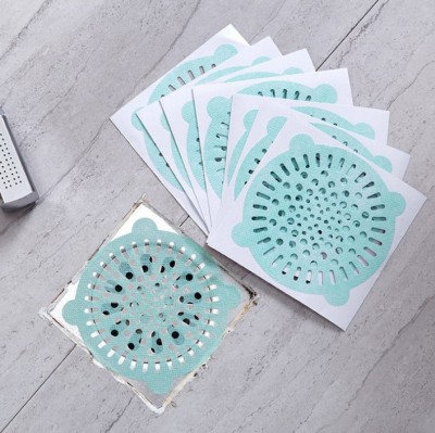 Household Disposable Floor Drain Sheet Bathroom Hair Anti-Blocking Filter Stickers Sewer Sink Filter Net