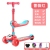 New Three-in-One Children's Scooter Multifunctional Portable Foldable High-Meter Scooter Three-Wheel Flash Walker Car