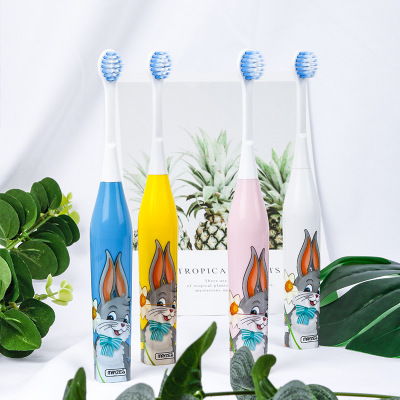 Mini Electric Toothbrush Soft-Bristle Toothbrush Children's Gum Care Sonic Toothbrush Factory Printing Color Box Package