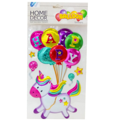 Cartoon New Balloon Stickers Cartoon Stickers Unicorn Stickers New Stickers