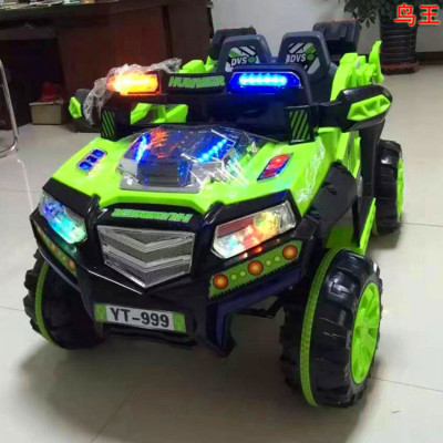 Children's off-Road Vehicle Swing Two-Seat Seat Four-Wheeled Electric Car Double Drive Oversized Remote Control Car