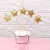 Situation Cake Decorative Card Glitter Five-Pointed Star Love Crown Bow Plug-in Party Dessert Paper Cup Dress up