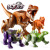 New Q Version Transformer Dinosaurs Toy King Kong Tyrannosaurus Robot Hand-Made Model Wholesale Boy Toy