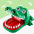 Hong Kong Bear Large Hand-Biting Crocodile Toy Bite Finger Large Parent-Child Toy Children's Trick Hand-Biting Crocodile