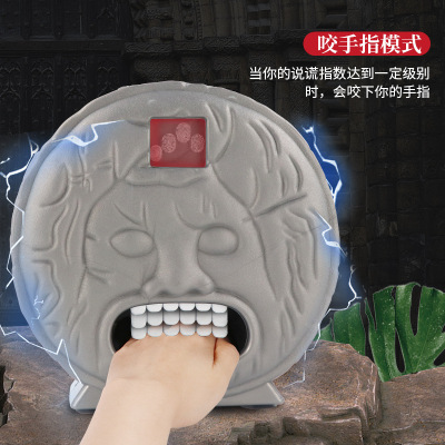 -Whole Tricky Party Toys Japan and South Korea Selling Games Strange New Roman Statues Bite Finger Lie Detector