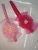 Children's Headband Rubber Band High Elastic Flower Pearl Fabric Flower Hair Band 1cm Loose Not Tight Thin Elastic