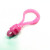 Plastic Suspender Buckles Bulb-Shaped Keychain Key Chain Plastic Buckle Safety Catch