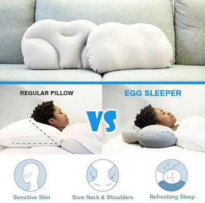 Adult Pillow Sleeping Pillow New Square Multifunctional Cotton Pillow Washable Waist Pillow Neck Pillow