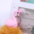 Flamingo Fur Ball Keychain Pendant Creative Plush Bag Car Pendant Creative School Bag Pendant