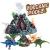 Dinosaur World Transformer Dinosaurs Toy Simulation Volcano Eruption Model Children's Animal Jurassic World Suit
