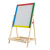 Children's Double-Sided Drawing Board Adjustable Color Heightening Wood Magnetic Easel Art Two-in-One Blackboard Wholesale Trade