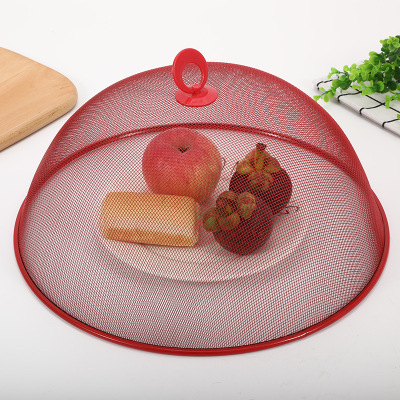 Factory Direct Sales Kitchen Food Fruit Breathable Cover round Food Cover Vegetable Cover Dining Table Anti Fly Insect-Proof Vegetable Cover