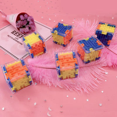 Labyrinth Ball 3D 3D Maze Ball Rotating Rubik's Cube Children's Educational Toys Stall Supply School Gifts