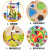 Wholesale Young Dele Children's Toys Large Multifunctional round Beads Treasure Chest Puzzle Beads Wooden Gifts for 3