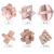 Factory Direct Supply Beech Interlocked Six-Piece Set Student Adult Intelligence Toys Disassembly Toys Burr Puzzle