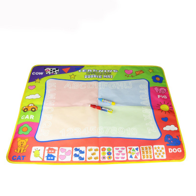 Four-Color Canvas Magic Magic Colorful Water Canvas Writing Blanket Graffiti 80*60 Children's Educational Toys Amazon