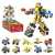 Small Box Fashion Baby Compatible with Lego Building Blocks Assembling Robot Fit Deformation Small Particle Building Blocks Toy