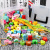 Puzzle Beads round Beads Series Building Blocks Figures Fruit Bead String Wooden Toys String Game 150 Pills