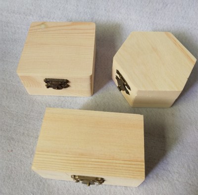 Children's Handmade DIY Wooden Jewelry Box Pearl Ultra-Light Clay Foam Putty Jewelry Box Storage Box Jewelry Accessories