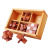 Beech Wooden Box Burr Puzzle Chinese String Puzzle High Difficulty Intelligence Children Primary School Students Decompression Unlock Burr Puzzle Toys