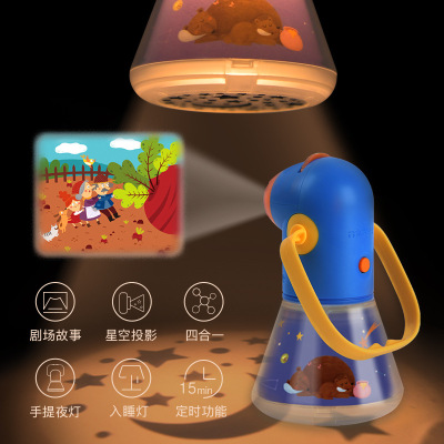 Mideer Milu Toy Children's Multi-Function Story Projector Three-in-One Starry Sky Night Light Night Light. 5