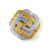 Moxu Zinc Alloy Unlock Ring Nostalgic Magic Alloy Educational Toy Chinese String Puzzle Intellectual Looping-off Buckle