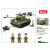 Xiaoluban Compatible with Lego Assembling Building Blocks World War 2 Children's Puzzle Tank Toys M26E1 Panxing Tank