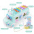 Children's Multifunctional Building Blocks Bead Pull Wire Percussion Piano Bashi Car Beating Music Hand Knocking Music Box Educational Toys