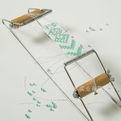 Metal Frame Simple Bead Weaving Machine Beading Knitting Tool DIY Beads Loom