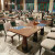 Hangzhou Resort Western Restaurant Solid Wood Dining Table Breakfast Restaurant Western-Style Dining Table