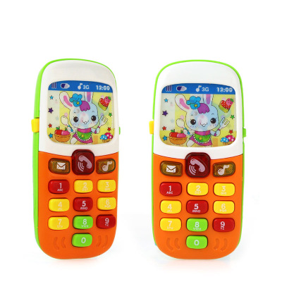 Children's Enlightenment Simulation Model Early Childhood Education Baby Toy Phone Baby Music Hand Machine 0-3 Years Old Foreign Trade