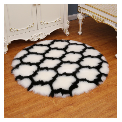 Cross-Border Faux Fur Home Living Room Pile Floor Covering Long Pile Floor Covering Yoga Floor Mat Decoration One Product Dropshipping