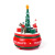 Valentine's Day Oval Base Christmas Decoration Music Box Wooden Christmas Tree Rotating Music Box Gift Decoration