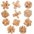 Flat Ball Burr Puzzle Burr Puzzle Adult Creativity Educational Wooden Toys Unblocking Ring Unlock Science and Education Maze Game