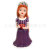 A81 New Snow White Ceramic Painted White Body Wholesale Plaster Doll Creative Painting Toys