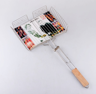 Small Meat Basket Barbecue Grill Factory Direct Sales Barbecue Clip Barbecue Wire BBQ Outdoor Barbecue Tools Hot