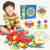 Montessori 130 Pieces Creative Puzzle Fun Puzzle Animal Early Education Jigsaw Puzzle Intellectual Toy for Children Puzzle