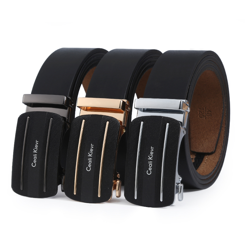 现货批发新款时尚合金自动扣皮带地摊热销礼盒套装裤腰带赠品礼物