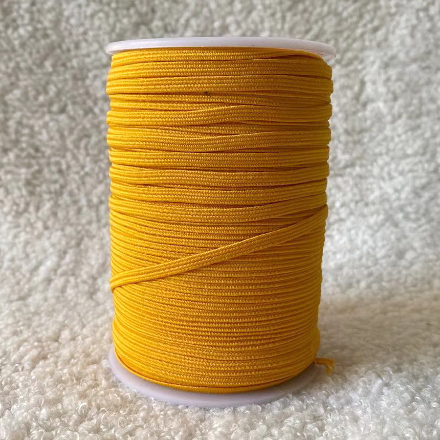 现货销售筒装彩色3MM扁乳胶走马松紧带松紧