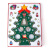 New Flashing Light DIY Christmas Tree Led Wooden Christmas Tree Ornaments Wooden Ornaments Crafts