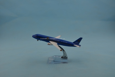Aircraft Model (Malaysia Asian Airlines A320 Blue Coating) Alloy Aircraft Model Metal Aircraft