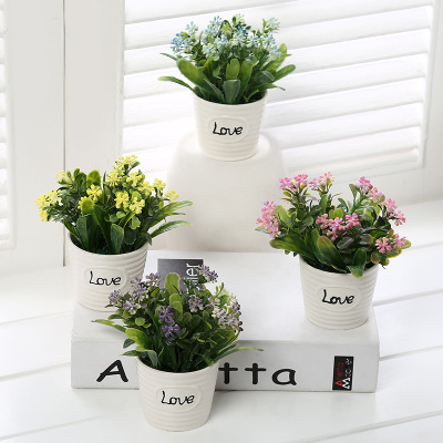 Artificial Flower Indoor Table Decoration Flower Artificial Plant Photo Props Valentine's Day Gifts for Foreign Trade Customization